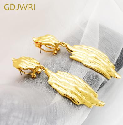 China Wholesale GDJWRI FASHIONABLE TC23 Luxury Fashionable Accessories 18k Gold Plated Earings Jewelry Women for sale