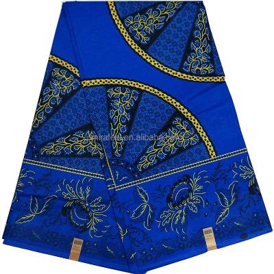 China Beautiful Material Dress Design Wax Print Fabric African Anti-static Fashion Printed 100 Cotton for sale