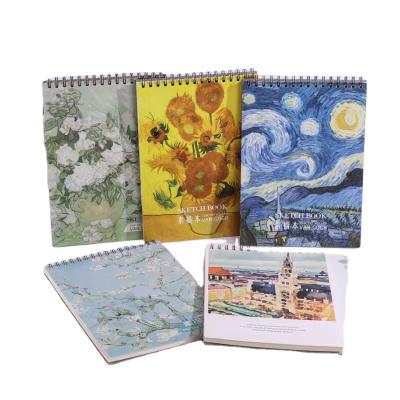 China Empty Office Art and School Supplies Hand Painting A4 Paper Oil Painting Sketchbook for sale