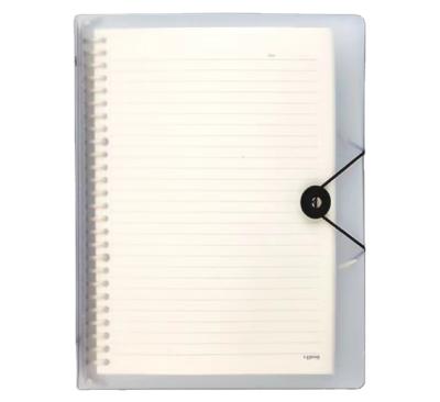 China Office and School Supplies Frosted PP Cover Large Capacity Detachable Loose Leaf Notebook for sale