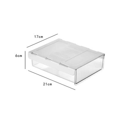 China nail-free and punch-free invisible paste under the drawer table nail-free and punch-free storage box for sale