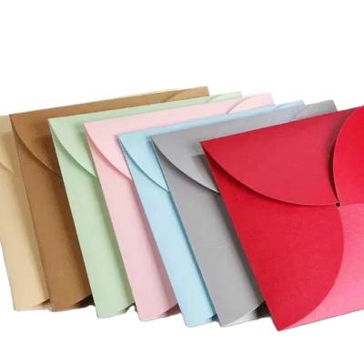 China Wholesale Extra Thick Gift Envelope Square 250g Greeting Card Invitation Card Handkerchief Scarf Envelope for sale