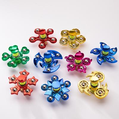 China Spring Bounces Spring Style Steel Ball Bounce-Finger Gyro Creative Bounce-Finger Trick Border Hot Elastic Gyro Decompression Release BO for sale