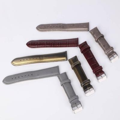 China Wholesale Hot Selling Water Resistant Luxury Quality 16/20mm Watch Bands Wrist Watch Bands Smooth Leather Belts for sale