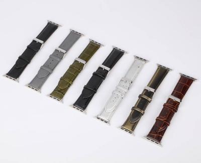 China High End Genuine Crocodile 21mm Genuine Alligator Water Resistant Quality 19mm 20mm Watch Band Leather Strap For Gear Master Watch for sale