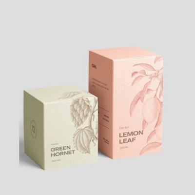 Cina Scatola con logo di stampa Prodotti di bellezza di lusso Cosmetici Aromaterapia Diffusore Olio essenziale Carta di imballaggio in vendita