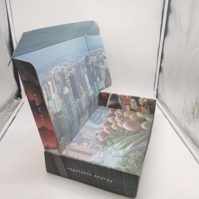 China Cajas de presentación acanaladas de impresión ULTRAVIOLETA de Matte Paper e flauta para la verdura y la fruta en venta