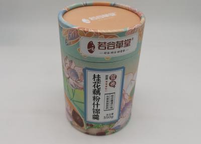 China La caja de empaquetado del cilindro del té del tubo del papel del café de la categoría alimenticia del OEM recicló en venta