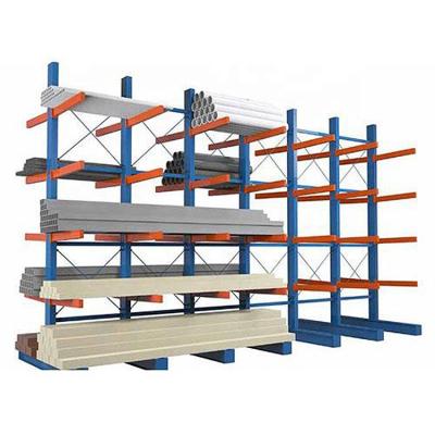 China Corrosion Protection CE Certificate Heavy Duty Steel Pipe Cantilever Storage Rack for sale