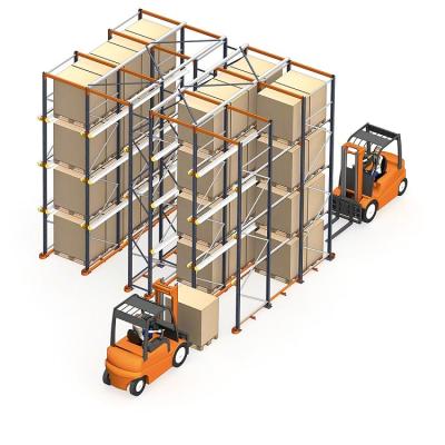 China Corrosion protection Nanjing win fifo racking system drive by racking heavy storage drive by rack for sale