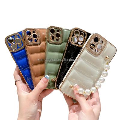 China New Hot Selling Shockproof Drop Shipping Handy Wristband Chain Mobile Phone Accessories Case For iphone 12 pro max for sale