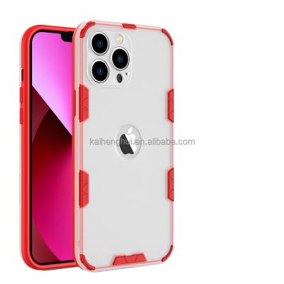 China Hot Selling Slim Matte Translucent Colorful Edge Case Shockproof 2in1 PC&TPU For OPPO RENO 6 4G REALME NARZO 50A REALME NARZO 5 for sale