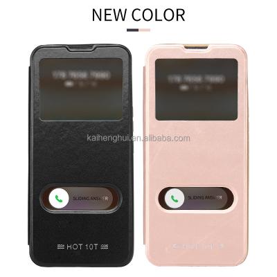 China 2021 Manufacturer New Shockproof Double Window Flip Design Phone Case For iPhone 6/7/8+ for sale