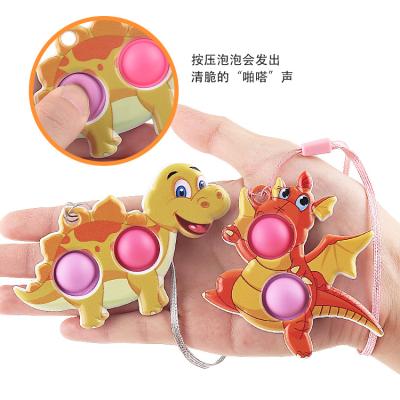 China Funny Educational Toy Low Price Sale Kids Squeeze Key Chain Bubble Pop Christmas Gifts A Variety Of Gifts Educational Toys for sale