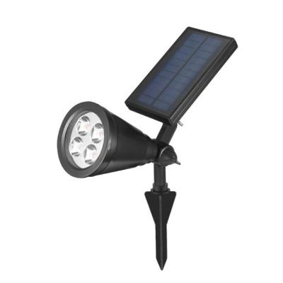 China Waterproof Black IP65 Garden 1W 2W Villa Decoration Outdoor Yard Garden Led Solar Lights for sale