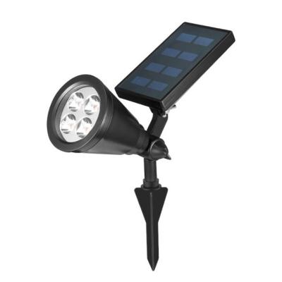 China IP65 1W 2W Waterproof Outdoor Wholesale Black Fairy Garden Gate LED Solar Powered Solar Powered Light for sale