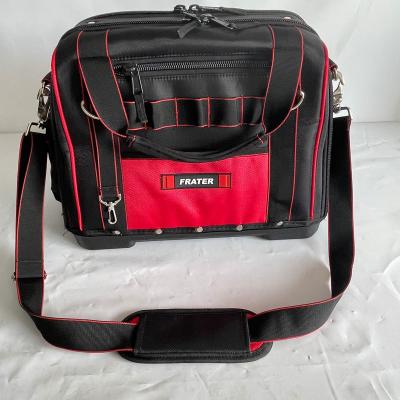 China Large Capacity Frater Custom Design Garden Tool Organizer Bag High Quality Network Electrician Professional Tool Bag for sale