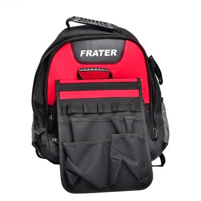 China Applicable to Frater Wholesale Multifunctional Electrician's Business Tool Bag Electrician Tool Universal Backpack Wear-resistant Heavy Duty Tool Kit Bag for sale