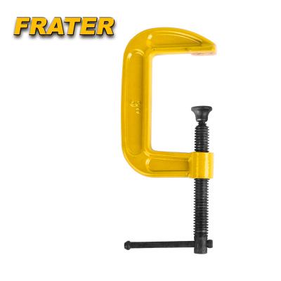 China Applicable To Frater Factory 6Inch G Clamp Price High Quality Tools Electrician Clamps Deep Groove G Clamp For Woodworking for sale