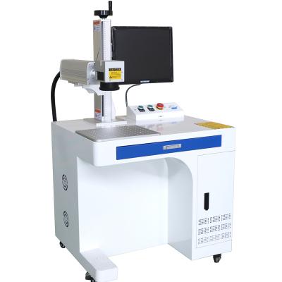 China High Quality 20w 30w 50w Automated Loading Engraving And Marking Machine Tools 20w 30w 50w Fiber Laser Marking Machine Using Raycus Source for sale