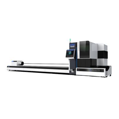 China New ZPG fiber metal tube laser cutting machine / laser cutting automated loading steel with 1000w/2000w/3000w for sale