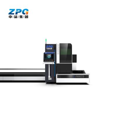 China ZPG brand cnc fiber laser automated loading cutting machine with tube cutting 1500W 2000W for sale