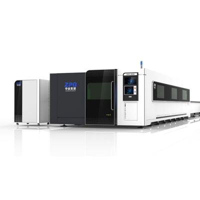 China High Efficiency Full Protection Cover Automated Loading Fiber Laser Cutting Machine Fiber Laser Cutting Machine Metal Laser Cutter for sale