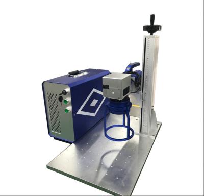 China Air Cooled Mini Fiber Laser Engraving Machine / Mini Type Laser Machine for sale