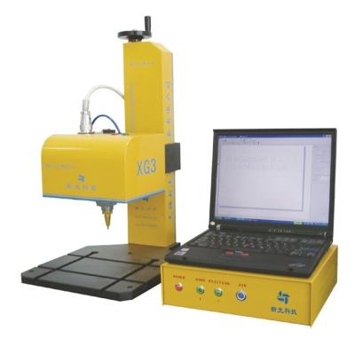 China XG3-A Pneumatic Metal Material Marking Machine For Metal Parts for sale