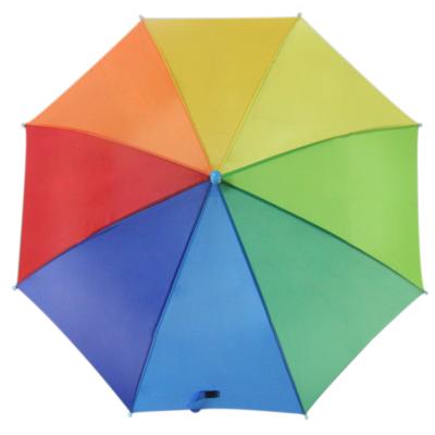 China All In 1 Wholesale Custom Kids Safe Rainbow Automatic Upright Umbrella for sale