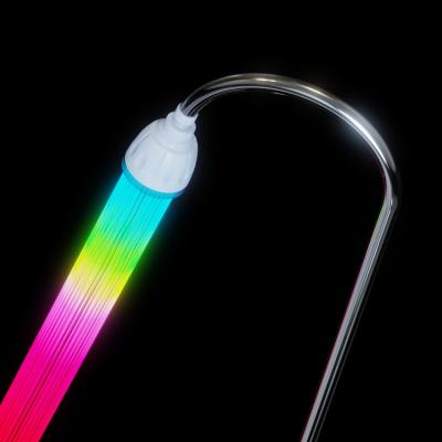 China Cheapest Plastic Led Shower Sprinkler LED Shower Heads Bathroom Shower Rose for sale