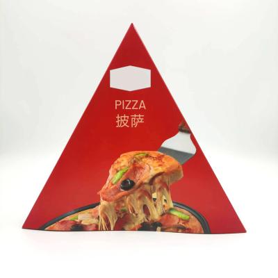 China Recyclable Custom High End Triangle Card Logo Box Pizza Box Food Box for sale