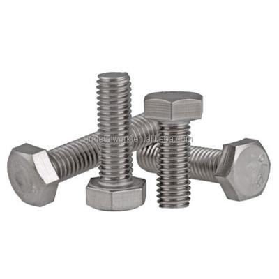 China M30 M38 A2 A4 SS304 316 SS Full Stainless Steel Thread Hex Bolt DIN933 for sale