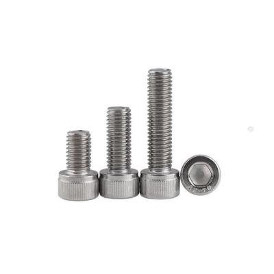 China Stainless Steel M10 M16 Full Thread A2-70 Stainless Steel Hex Socket Cap Hex Bolt DIN912 for sale