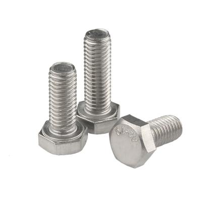 China M12 M14 M16 Stainless Steel A2 A4 SS304 SS316 Hexagon Bolt DIN933 for sale