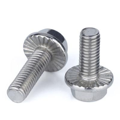 China Stainless Steel m14 m19 m50 A2-70 SS304 SS316 Hex Flange Bolt Bolt DIN6921 for sale