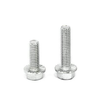 China Steel Grade 8,8 8.9 HDG /HOT dip Galvanized hex flange head bolt DIN6921 serrated flange bolt iso4162/ din9621/en1665 for sale