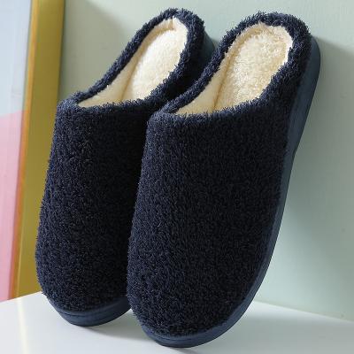 China 2021 Zhongguo Winter Household Cotton Thick Indoor Slippers Universal Comfortable Warmth Unisex Factory Wholesale Anti-skid For Ladies for sale