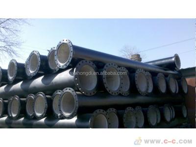 China Water/Oil Malleable Iron Pipes With Cast-On Flanges for sale