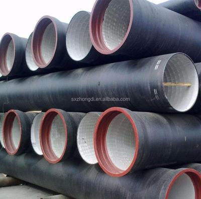 China Water cement lined ductile cast iron class k9 pipes for sale