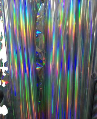 Κίνα Τυποποιημένο Φλεξό Rainbow Silver Holographic Foil, Ψυχρό Φόλιο Στάμπλινγκ για συσκευασία προς πώληση