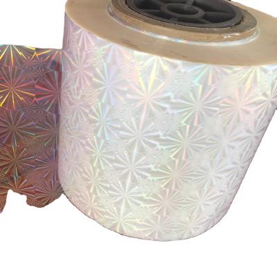 China Durable Moisture Proof Holographic BOPP Film 15 Micron 17 Micron 18 Micron 20 Micron for sale