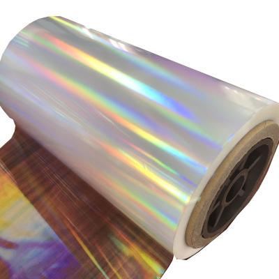 China Feuchtigkeitsdichte durchsichtige holographische Filmrolle für Geschenk / Handwerk zu verkaufen