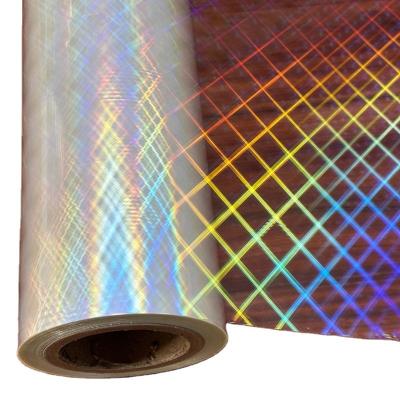 China Soft Hardness Transparent Holographischer Film für kleine Gitterverpackungen zu verkaufen