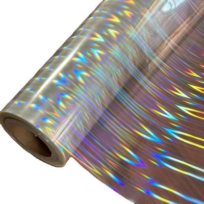 China Direct Beam Transparent Holographic Lamination Film Roll for Moisture Proof Packaging for sale