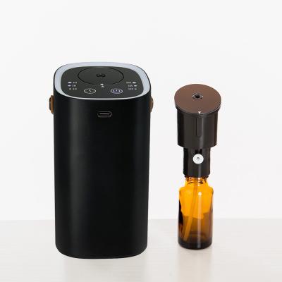 China 2022 New Car Lithium Battery Mini Waterless Essential Oil Nebulizer Perfume Aroma Diffuser For 10ml 15ml 20ml Oil Bottles for sale