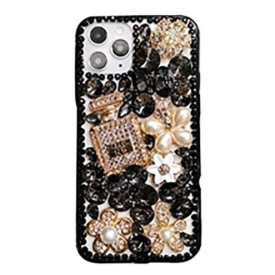 China 2020 Shockproof Luxury Diamond Phone Case For iPhone 12 pro Max Bling Crystal Cover With Hand Strap For Women Girls for sale