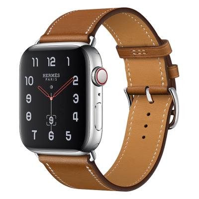 China For iWatch Band Replacement High Quality Genuine Leather Watch Strap 38 40 42 44mm Classic Fashion Band For Apple Watch 7 Series Se 6 5 4 3 2 for sale