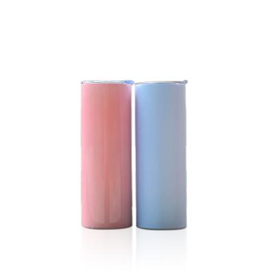 China 20oz Business Vacuum Insulated Sublimation Stainless Steel Straight Tumblers for sale