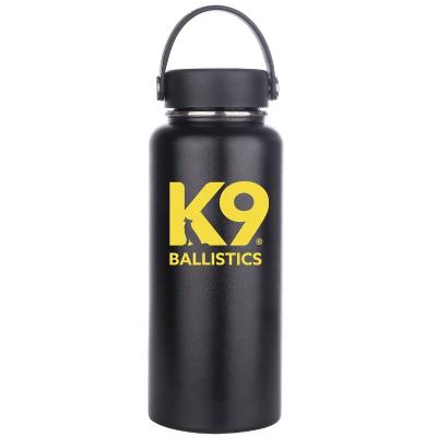 China Amazon Hot Viable Wholesale Hot Seller Sublimation Hydraulic Vacuum Insulated Flask Wide Mouth 32oz 40oz Stock Logo Tumbler Customized Bottles for sale